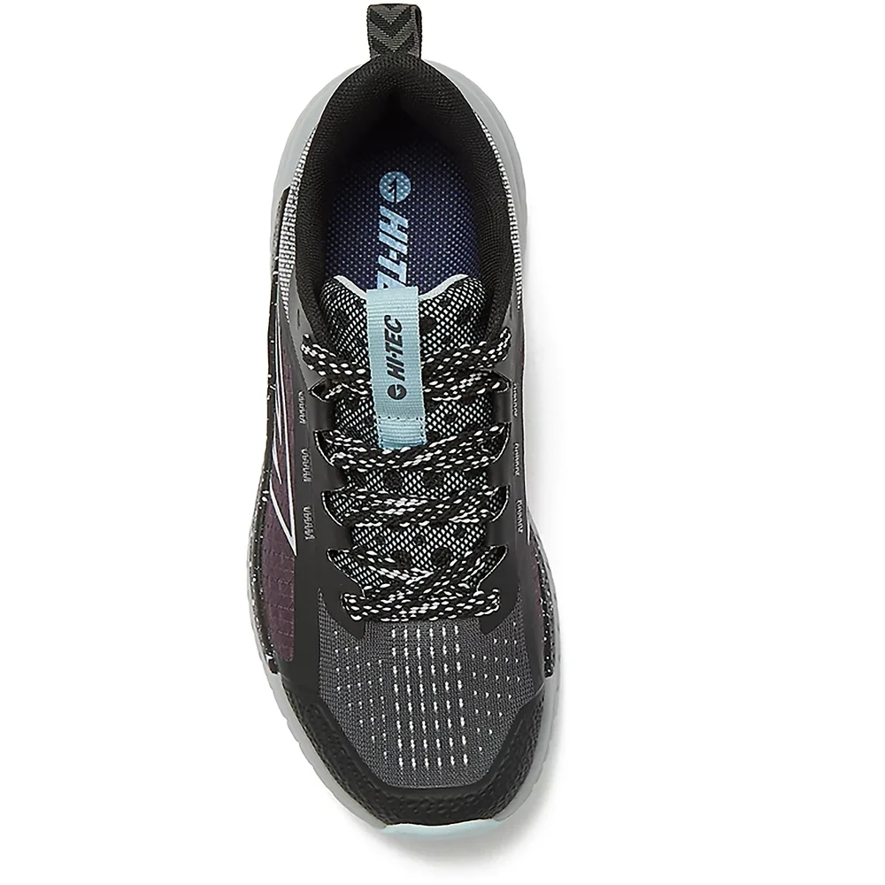 Hi-Tec Women's Black and Gray Trail‎ Running Shoes NWT Hiking Sneakers